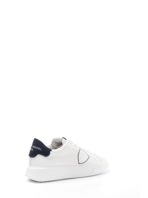 SNEAKERS IN PELLE PHILIPPE MODEL TEMPLE LOW MAN