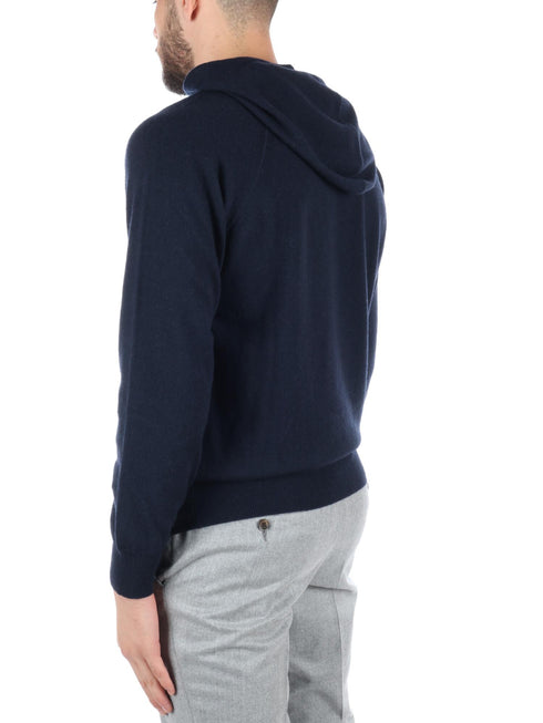 MAGLIA CON CAPPUCCIO IN LANA KANGRA