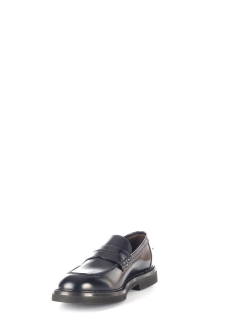 MOCASSINO BLU IN PELLE BARRETT
