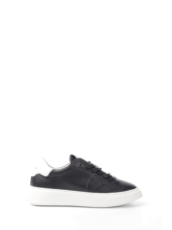SNEAKERS IN PELLE PHILIPPE MODEL TEMPLE LOW MAN